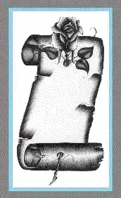Rose in Scroll